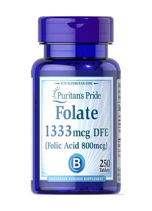 Фолат 1333мкг dfe folate 1333 mcg dfe - 250 tabs для поддержки кроветворения