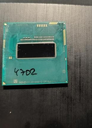 Процессор для ноутбука intel core i7-4702mq 3.2ghz socketg2 sr15j
