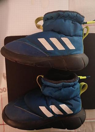 Черевики дитячі унісекс adidas сині 14.5 см устілка