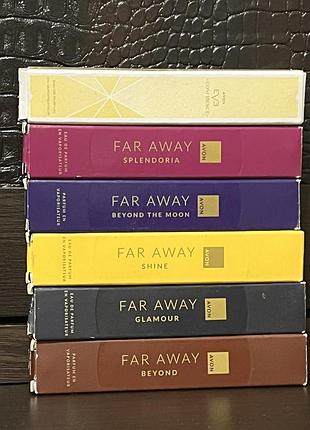 Жіночі парфуми, духи avon, far away glamour, beyond, shine, beyond the moon, splendoria