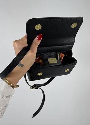 Сумка dolce & gabbana medium sicily black 3