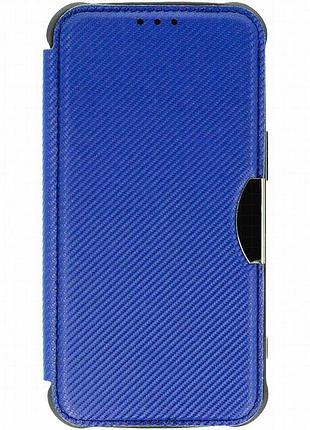 Кожаный чехол-книжка getman razor (pu) для xiaomi redmi 13c / poco c65 blue