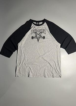 Лонг thrasher big logo sk8(трешер,2к17)