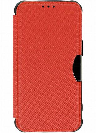 Кожаный чехол-книжка getman razor (pu) для samsung galaxy a25 5g red