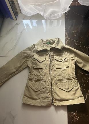 Плащ, тренч дитячий benetton бежевий 104 см
