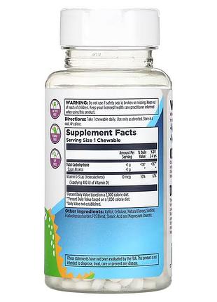 Kal dinosaurs vitamin d-rex 90 chewables 2