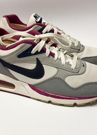 Кросівки жіночі nike air max correlate сірі, білі, бордові 42.5 eur (27.5 см)