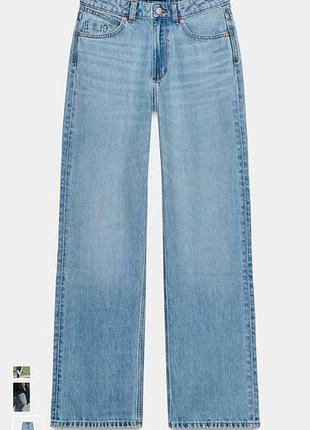 Джинси жіночі zara straight сині