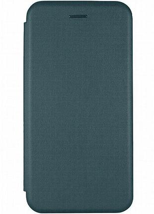 Кожаный чехол-книжка classy для apple iphone 11 (6.1") зеленый
