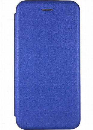 Кожаный чехол-книжка classy для samsung galaxy a34 5g синий