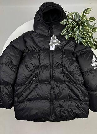 Пуховик palace pertex balaclava puffa / palace jacket / пуховик палас / чоловічий зимовий пуховик palace / чорний пуховик palace pertex / брендовий пу