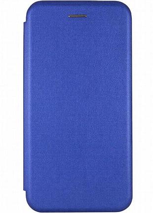 Кожаный чехол-книжка classy для infinix smart 9 4g / hot 50i синий