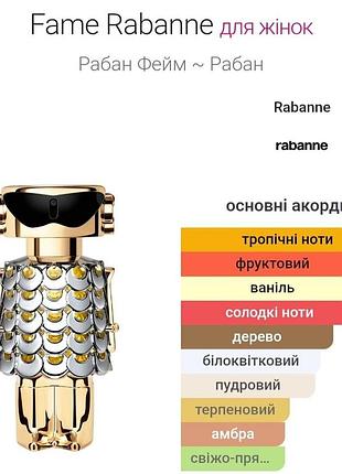 Fame paco rabanne 35 мл 2