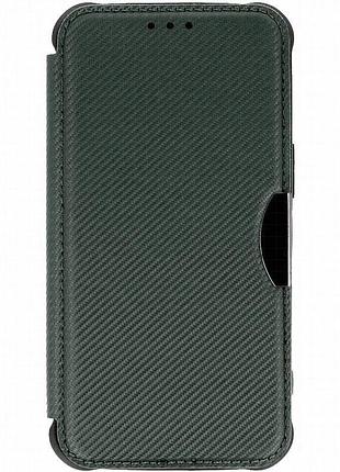 Кожаный чехол-книжка getman razor (pu) для samsung galaxy a15 4g/5g / m15 5g green