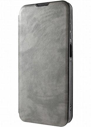 Кожаный чехол-книжка belora для infinix smart 20 gray