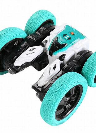 Машинка на радиоуправлении sht dw02a trick and flip rc car 2.4g green