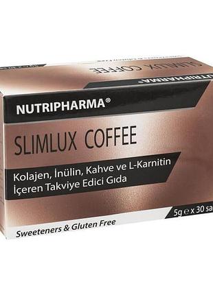 Кофе nutripharma quick slim lux для похудения 30 саше по 5 г