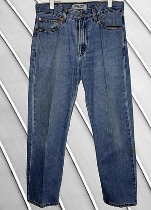 Чоловічі блакитні джинси levi’s 505 w33 l32 m l xl 48 50 52 левіс 505 прямі джинси прямого крою левайс 505 levi’s 505 w32 50
