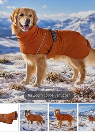 580 грн 
зимову куртка-парка для собак hurtta expedition parka ii) у яскравому помаранчевому кольорі (buckthorn orange).