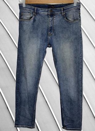 Чоловічі сині прямі джинси lincoln w36 r l xl xxl 50 52 54 лінкольн класичні стрейчеві джинси прямого крою lincoln w36 r 52 54