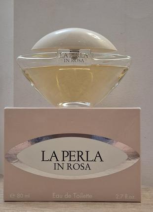 Женская туалетная вода la perla in rosa eau de toilette 80 мл (оригинал)