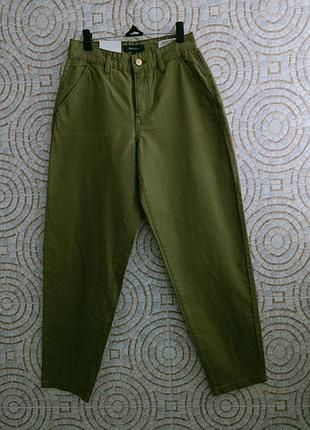 Фирменные джинсы цвета хаки, французский бренд bonobо, slouchy fit