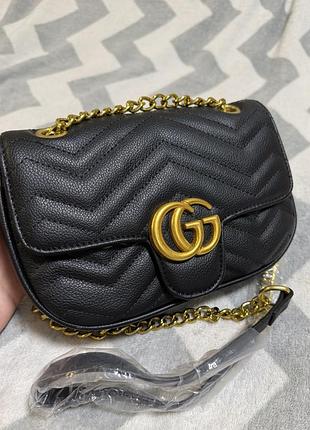 Клатч жіночий gucci чорний