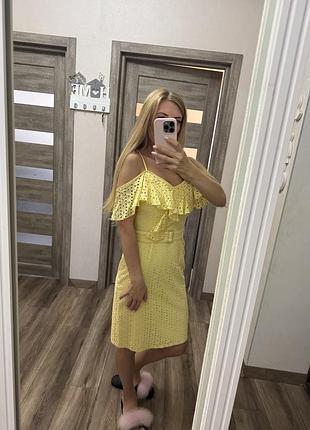 Продам жовту сукню