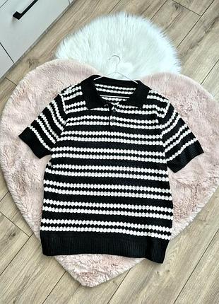 Свитер женский с коротким рукавом shein
