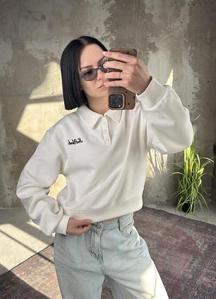 Свитшот-поло white тр6840 6
