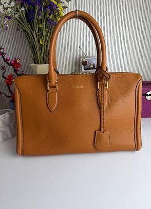 Сумка оригінал alexander mcqueen руда