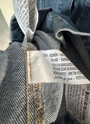Джинсовий жакет сорочка zara 7