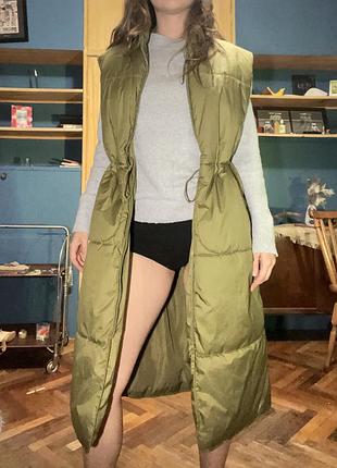 Жилетка жіноча h&m оливкова, розмір s/м