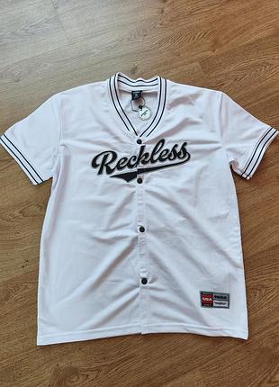 Футболка чоловіча reckless біла