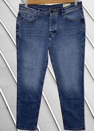 Мужские голубые джинсы denim co w36 l30 l xl 50 52 54 деним ко деним коу базовые джинсы прямого кроя denim co w36 l30 52 54