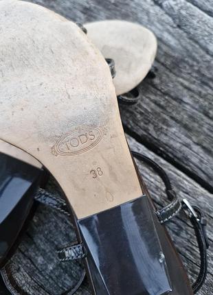 Шкіряні босоніжки tods 5