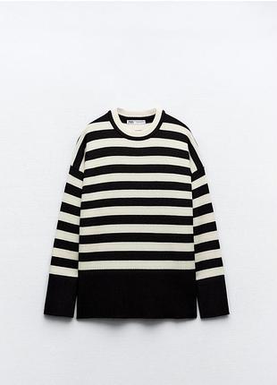 Светр жіночий zara в смужку