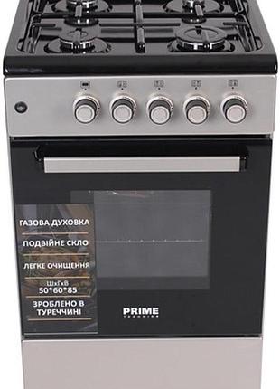 Плиты кухонные prime psg 54002 b газовый серый