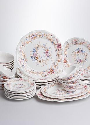 Столовий сервіз порцеляновий vintage 32 предмети на 6 осіб yiwu als-32pcs