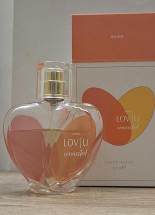Парфумована вода avon lov|u connected 50 мл для жінок