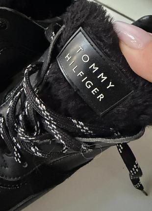 Кроссовки с мехом tommy hilfiger-  sneakers sporty chunky warm sneaker fw0fw05211