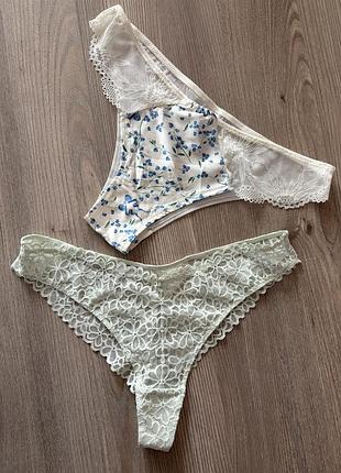 Мереживні трусики комплект primark