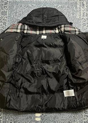 Дутий пуховик burberry london / burberry jacket black / куртка паффер burberry / брендова зимова куртка burberry / пуховик барбері чорний / чоловічий