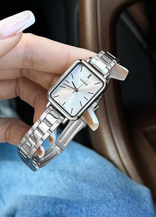 Жіночий годинник casio ltp-v009d-7e з мінеральним склом та сріблястим браслетом 6
