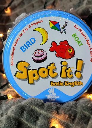 Настільна гра spot it! dobble - базовий англійський / basic english