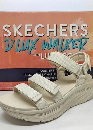 Стильні сандалії босоніжки skechers d'lux walker оригінал