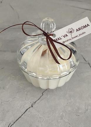 Свічка mal'va aroma перлина золотавий мандарин