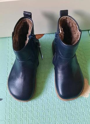 Сапожки зимние кожаные bundgaard barefoot, босоногая обувь, сапоги