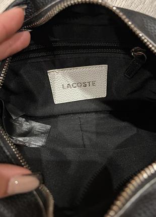 Сумка жіноча lacoste чорна 5