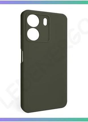 Чехол full silicone case для xiaomi redmi 13c 4g темнооливковый силиконовый чехол для смартфона sku_27 sku_stcom_2710000291275